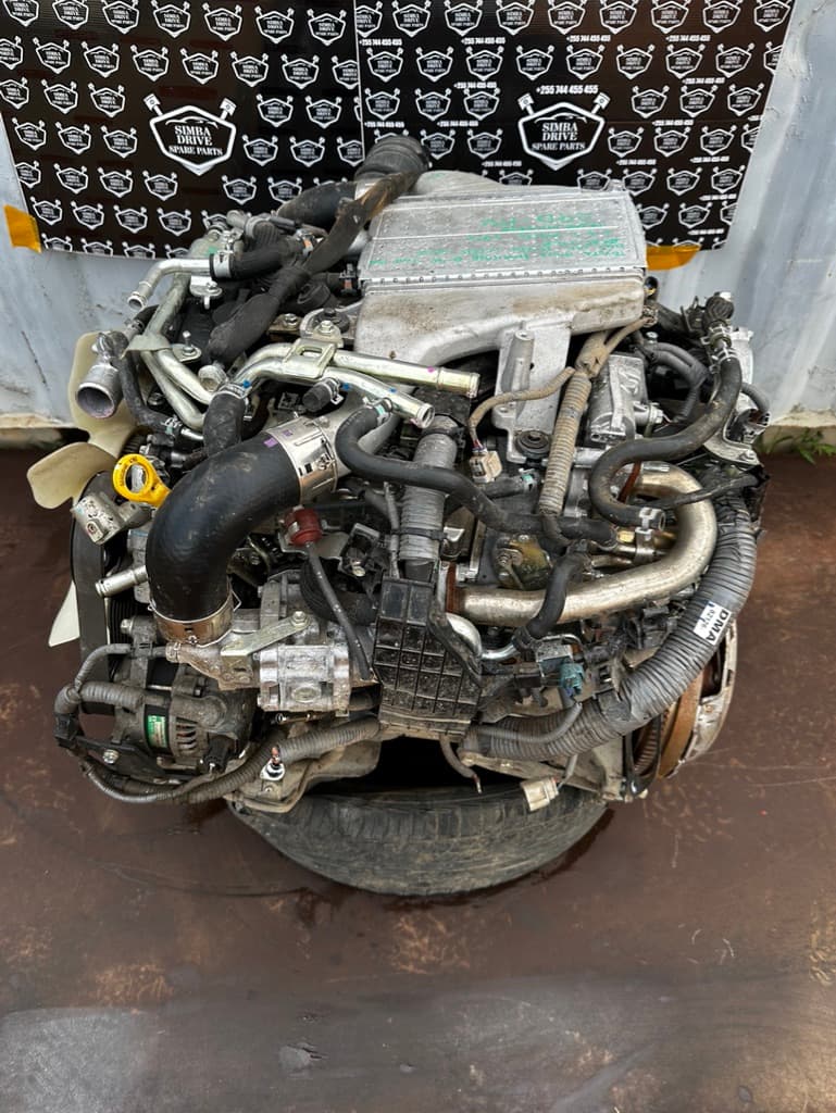 GENUINE UK MADE TOYOTA HILUX INVISIBLE D-4D 4WD DCB D-40 150 2.4L 2021-2024 COMPLETE Diesel Engine With ONLY 45000 Mileage (MILEAGE GUARANTEED)