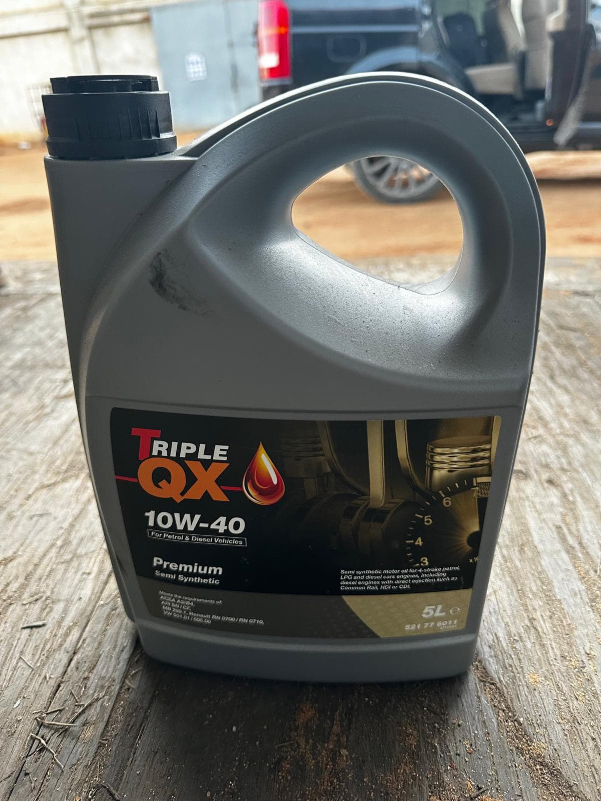 TRIPLE QX 10W-40 Premium Semi Synthetic ENGINE Oil for Cars, Motorcycle, Machinery And Generator