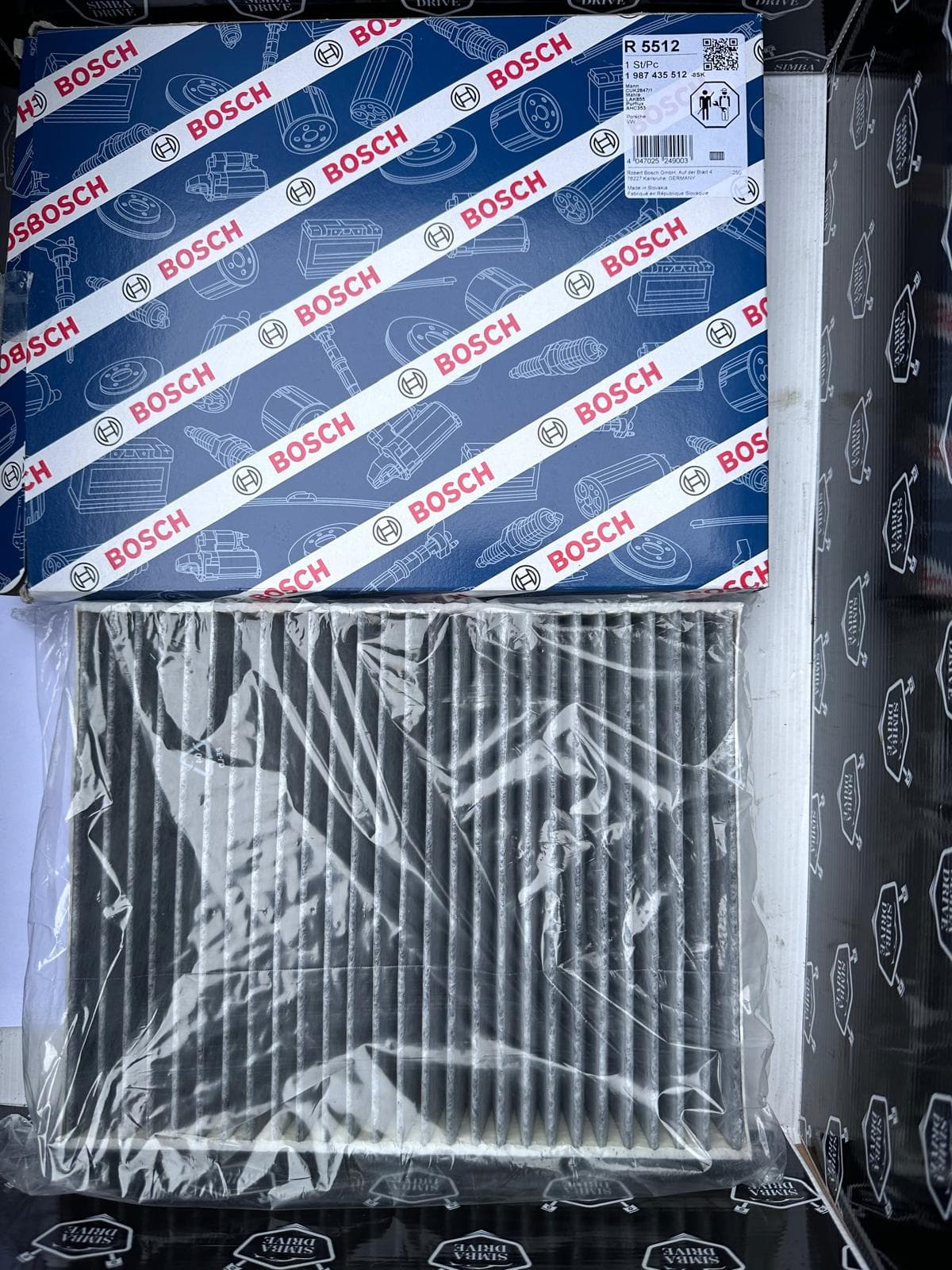 GENUINE Pollen or Cabin Filter For VW TOUAREG,  PORSCHE CAYNNE,  PORSCHE'S