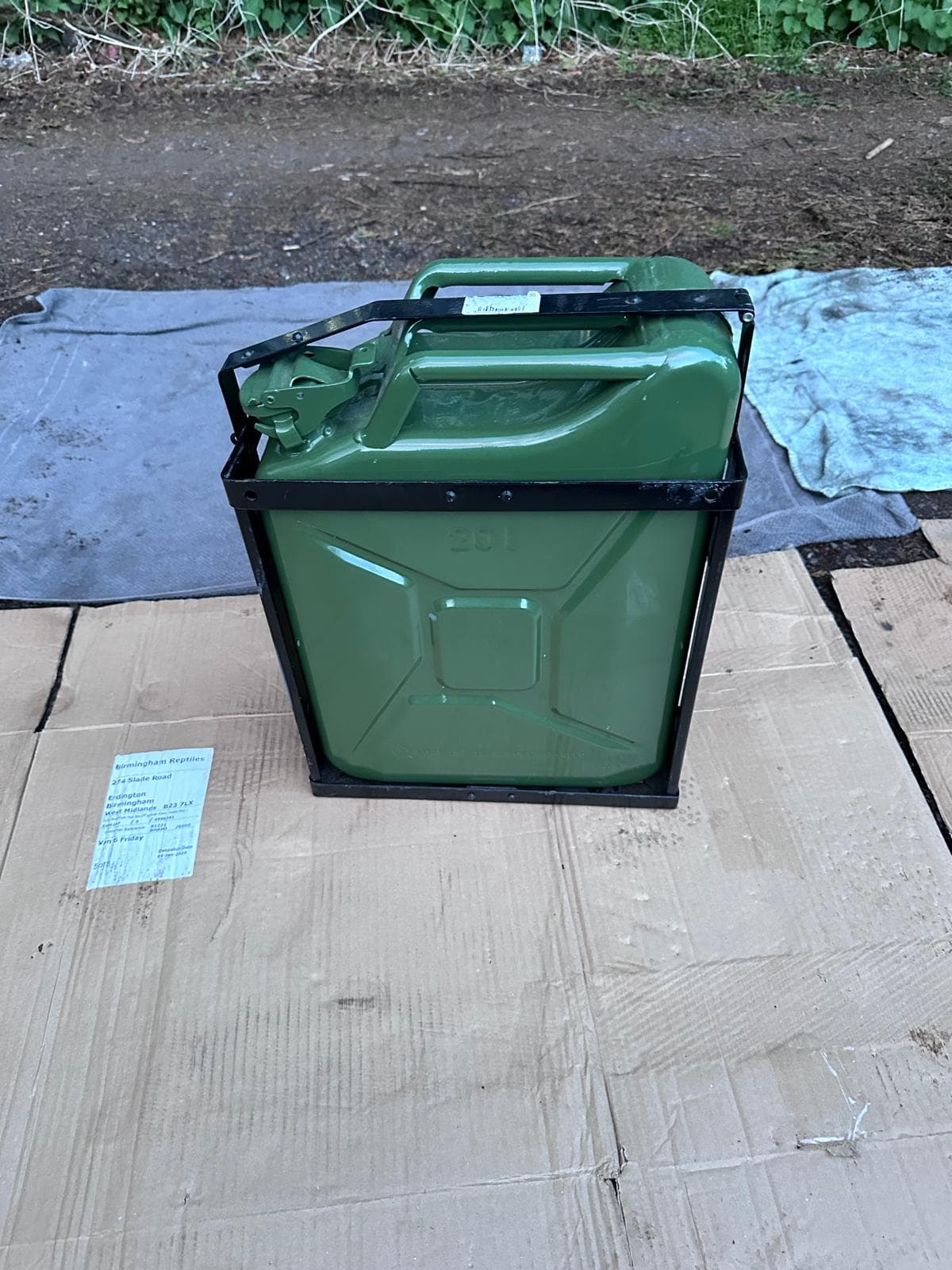 GREEN JELLY CAN, FUEL CONTAINER 20L