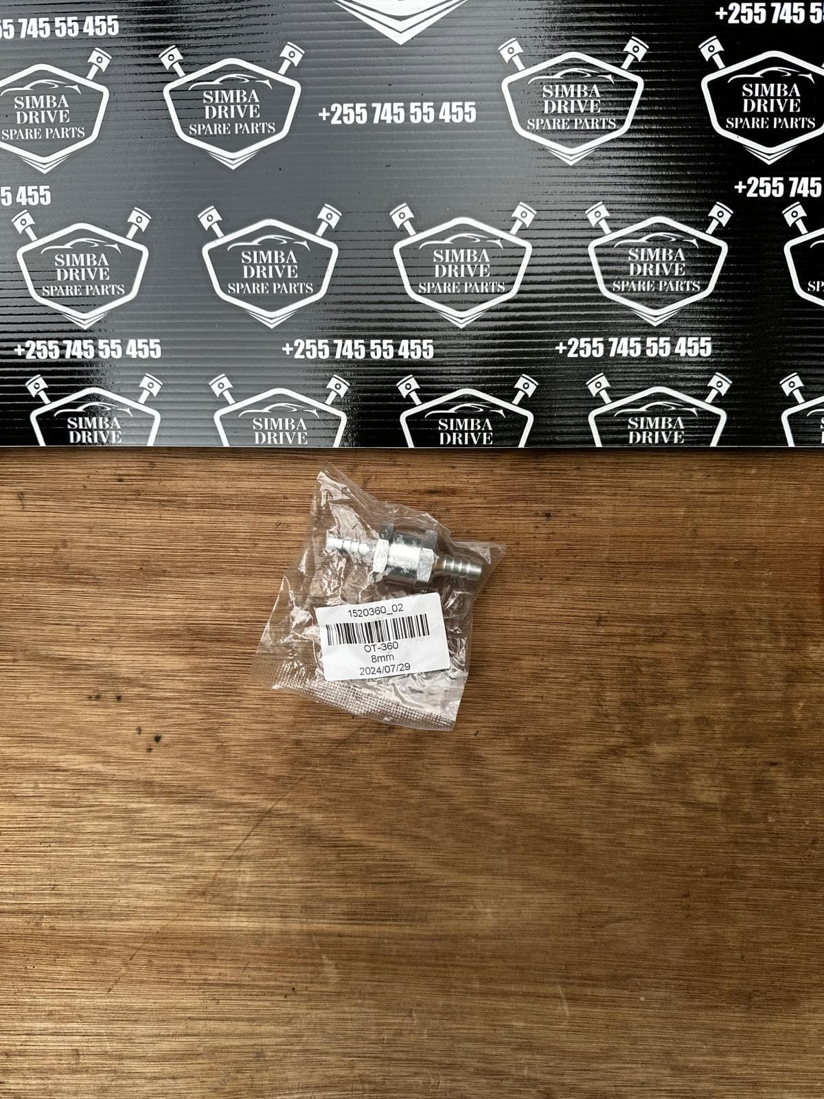 Inline Aluminium Non Return One Way Fuel Diesel/Petrol Vehicle Check Valve 8mm