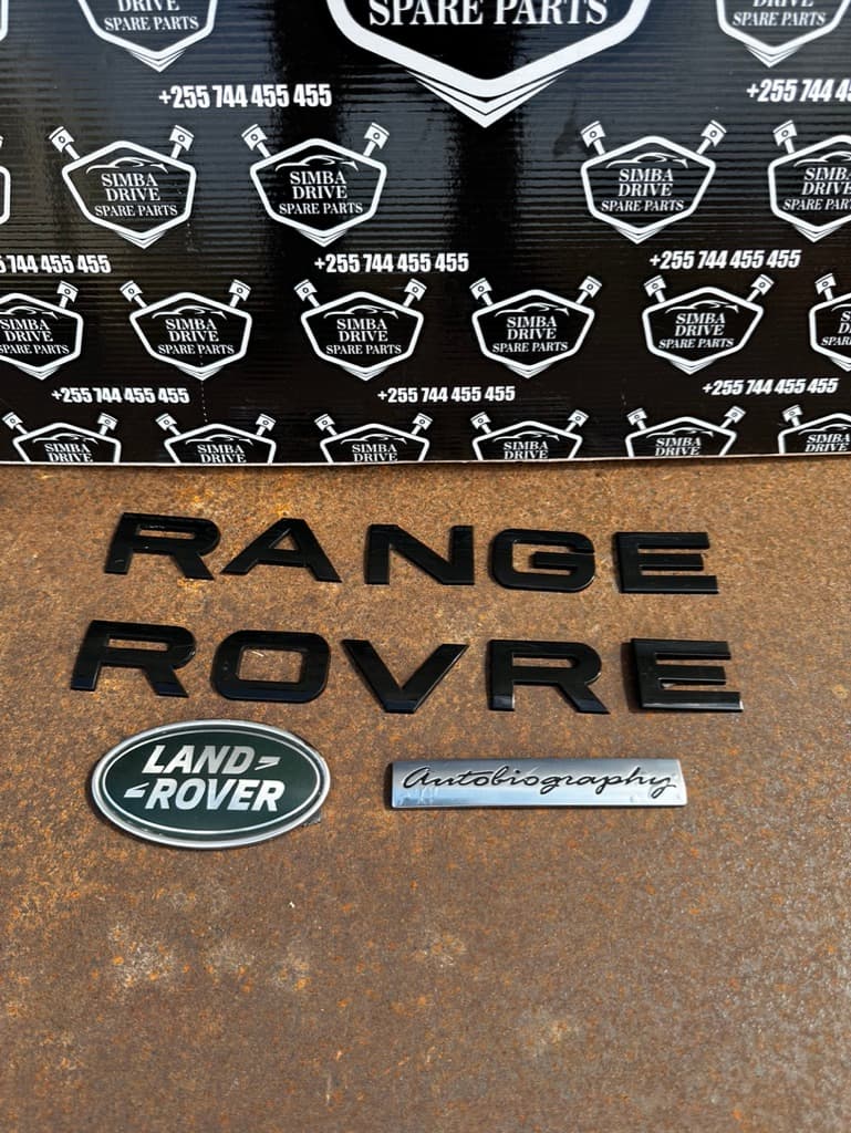 GENUINE RANGE ROVER VOGUE L405 2013-2017 Tailgate Logo Badge Emblem Autobiography (Logos Set)