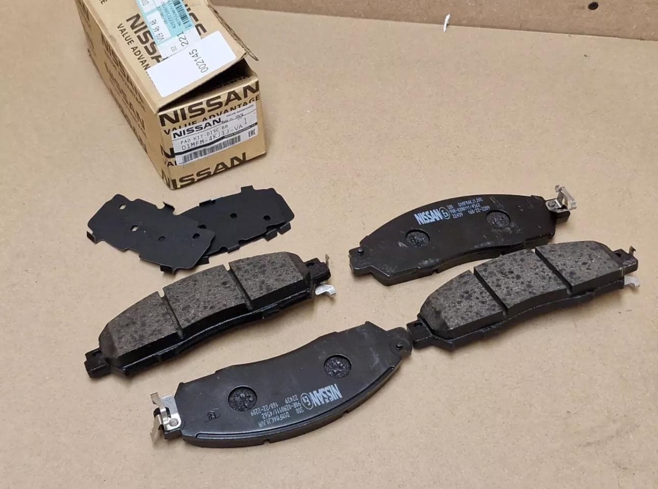 GENUINE Front Brake Pad Set For NISSAN NAVARA (D23/NP300 3.0L 2015-2021
