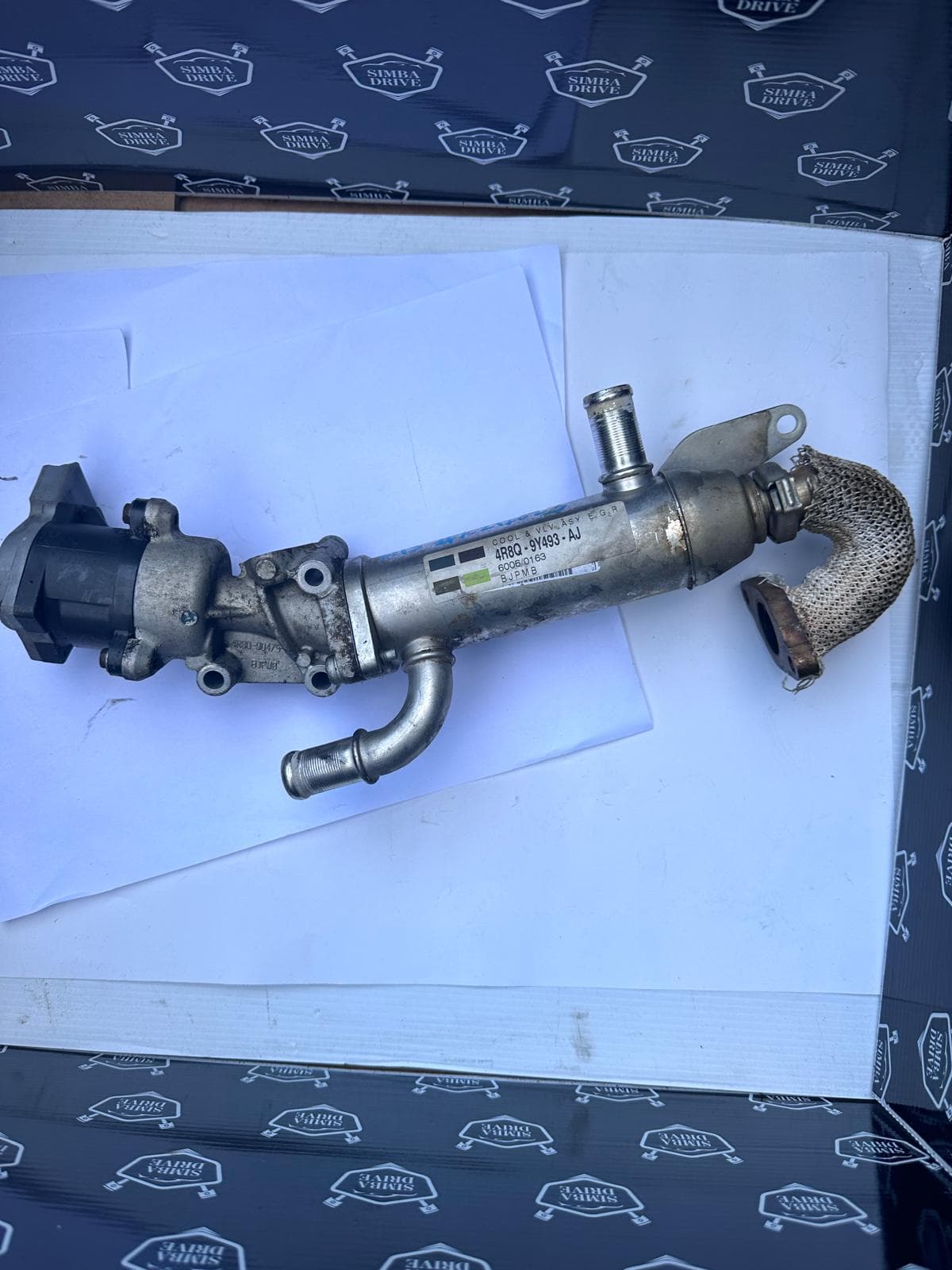 GENUINE DISCOVERY 3 & RANGE R SPORT 2.7 DIESEL LEFT SIDE EGR VALVE COOLER 2004-2009