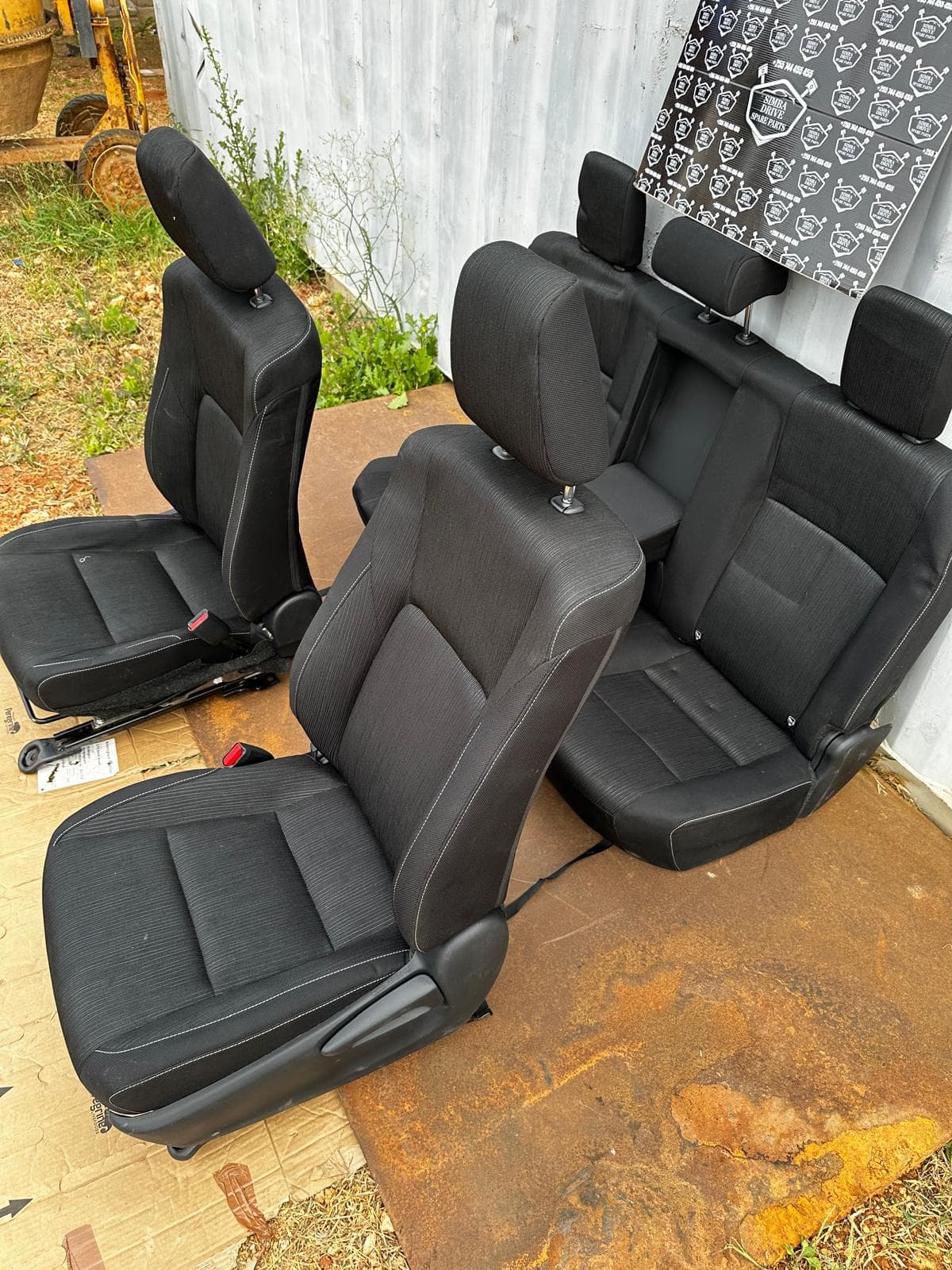 TOYOTA HILUX INVISIBLE D-4D150 2.4L CC Diesel Only 45000 Mileage 2024, Complete Interior Seat Set