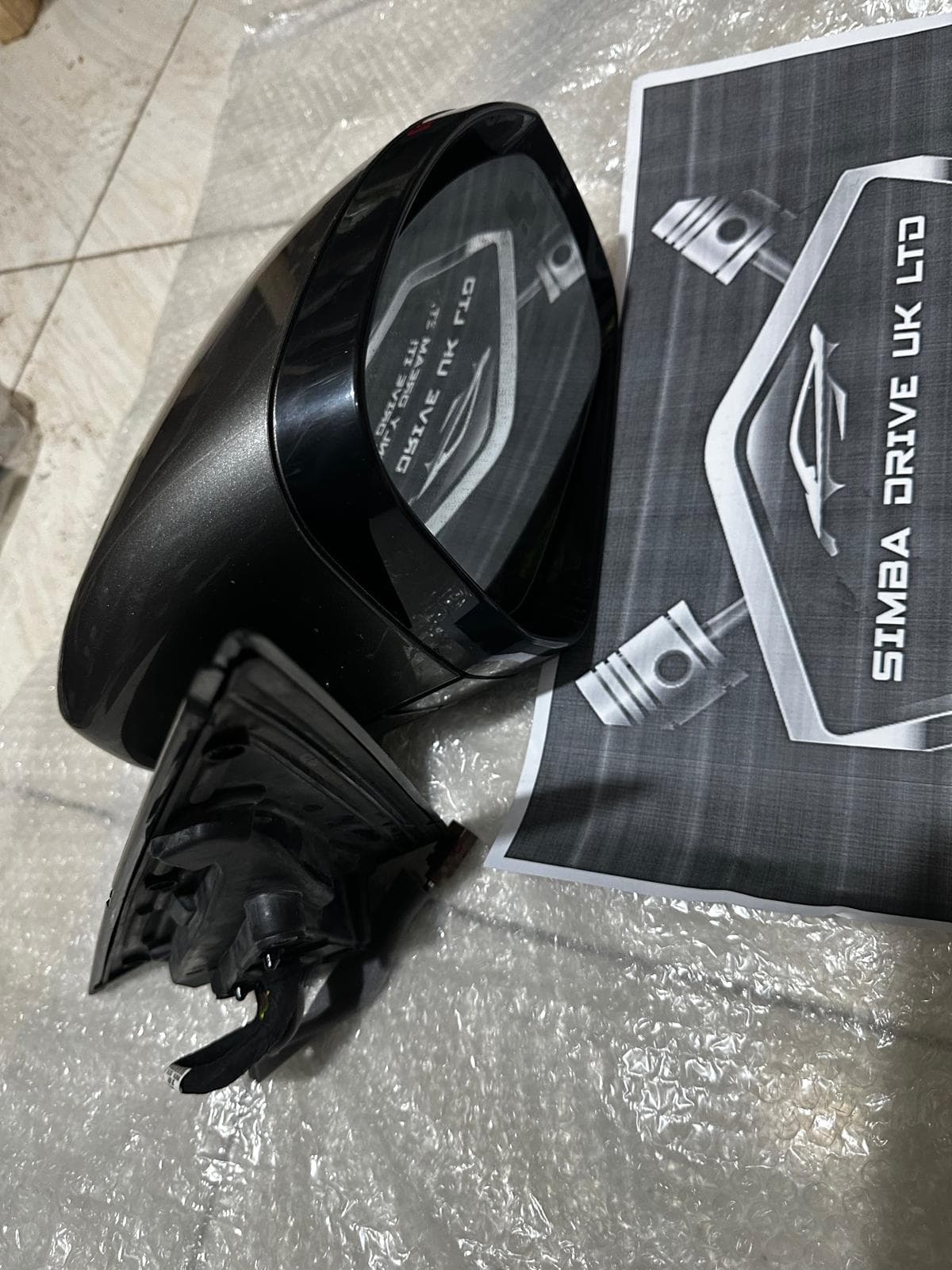 GENUINE Wing Mirrow Driver Side Right 360, Powerfolding Camara, Blind Spot RR VOGUE & SPORT(Complete Camera Projector And Sensor) GREY COLOUR