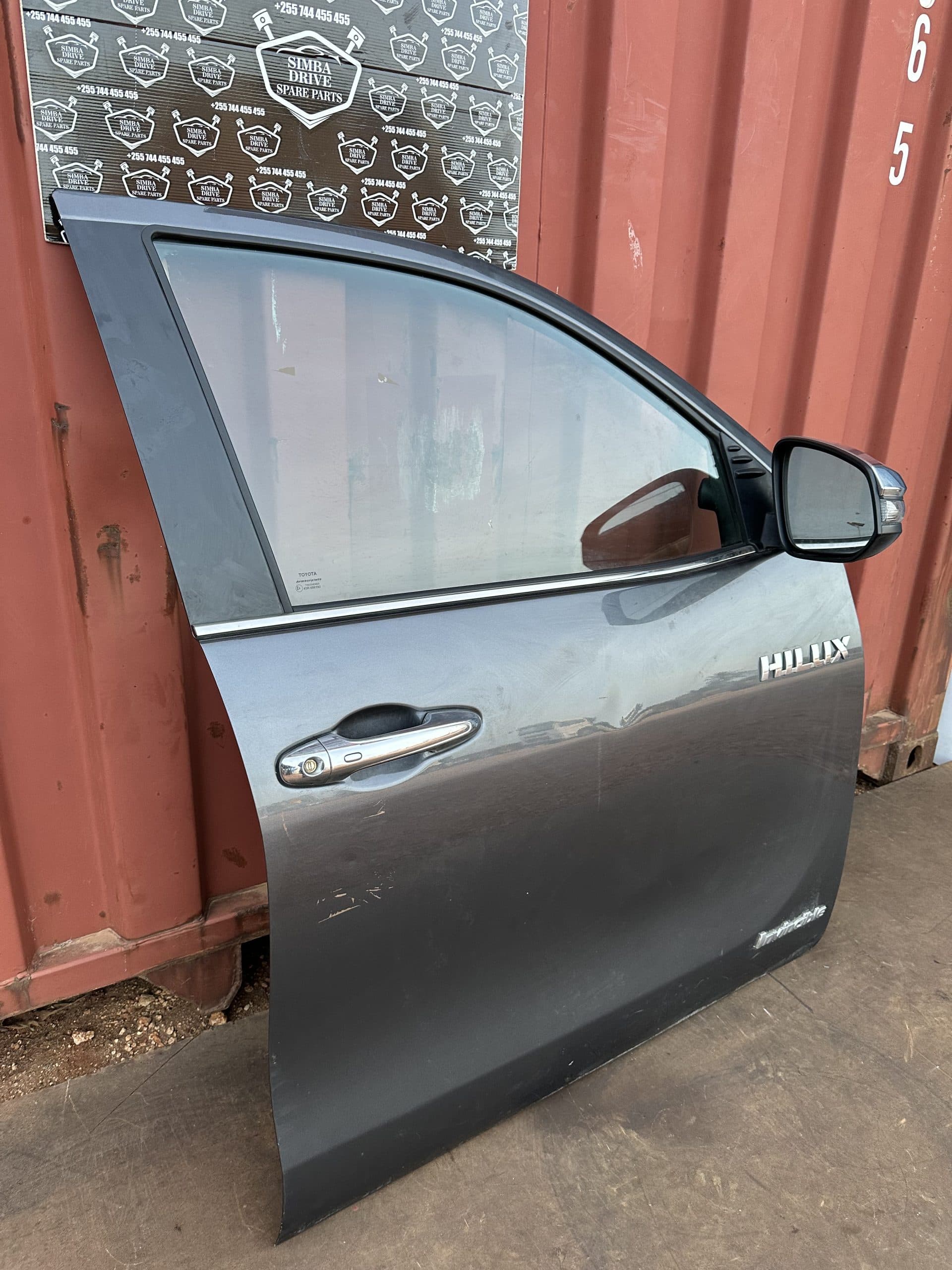 GENUINE TOYOTA HILUX MK8 2019-2014 Complete Front Door (Grey Colour) PRICE FOR ONE Left OR Right Door