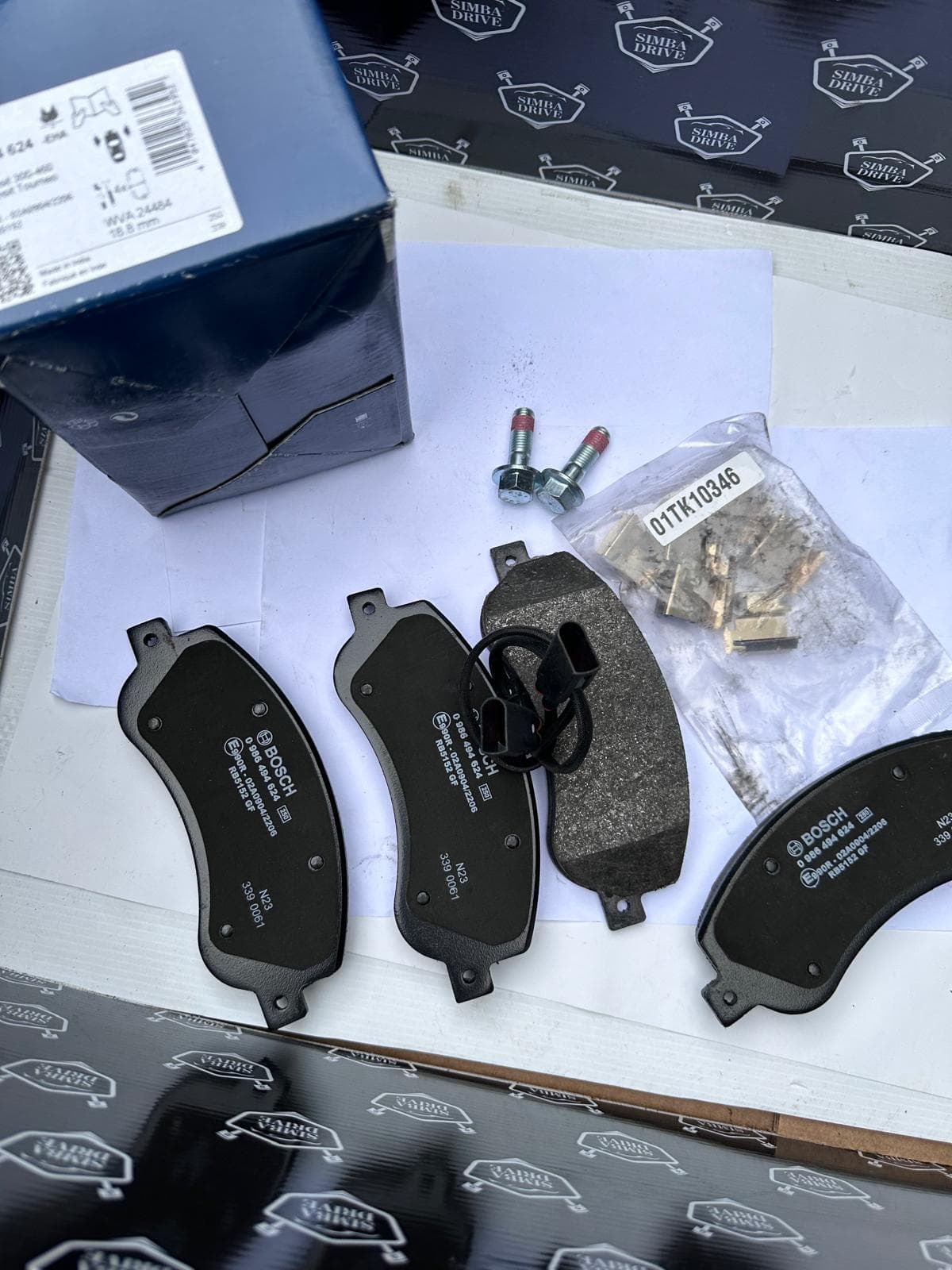 GENUINE Front Brake Pad Set For WOLKSWAGEN AMAROK PICK UP, 3.0L AND 2.0L TDI)Diesel & Petrol)