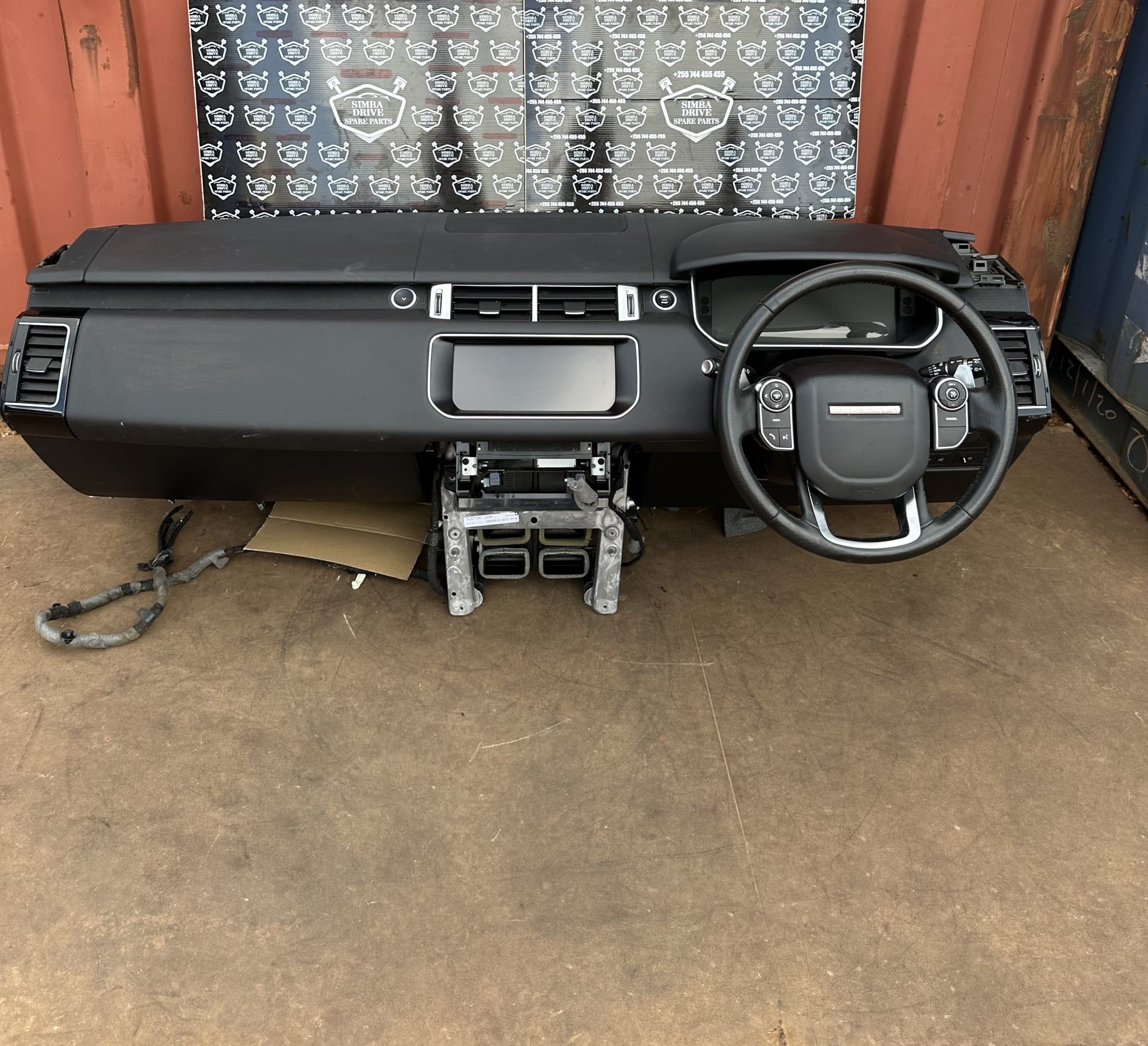 GENUINE RANGE ROVER SPORT L494, VOGUE 3.0L 2015-2022 Complete Leather Dashboard with Steering and Airbags (Black Colour)